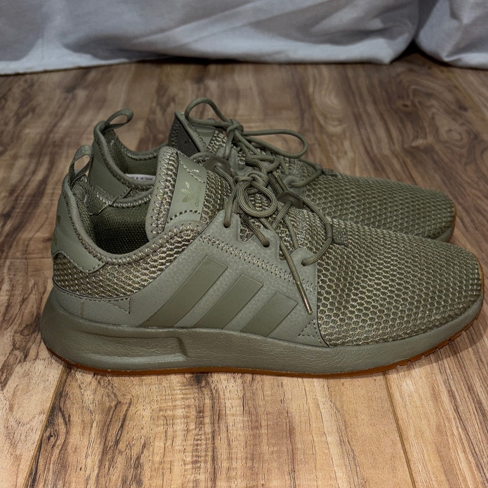 Adidas Men's Khaki Green Sneakers